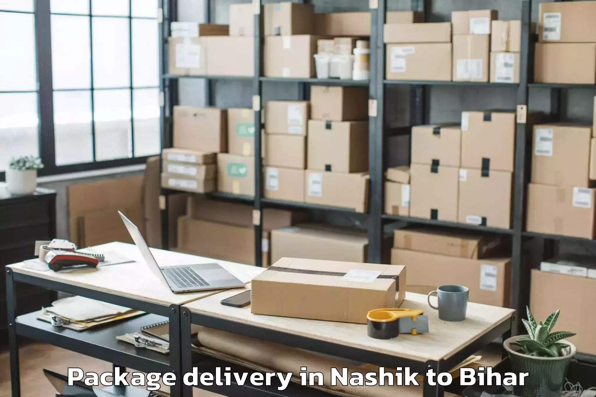 Nashik to Teghra Package Delivery Booking